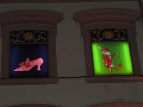 03 das Gengenbacher Rathaus als Adventskalender